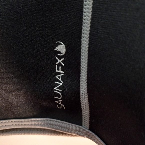 SaunaFX Men’s Slimming XXL Black Gray Neoprene Sauna Vest Zippered Tank Top Slim - Picture 5 of 13